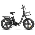 Foldable Electric Bike 20 Inch Fat Tire 7 Speed Dual Shock Absorber