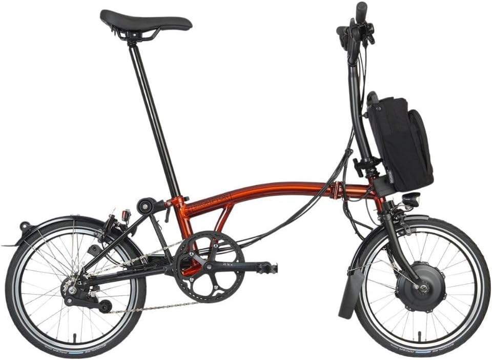 Electric C Line 4-Speed Folding E-Bike 45mi Range Flame Lacquer
