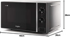 MWP 103SB Grill Microwave 700W 20L Black Silver