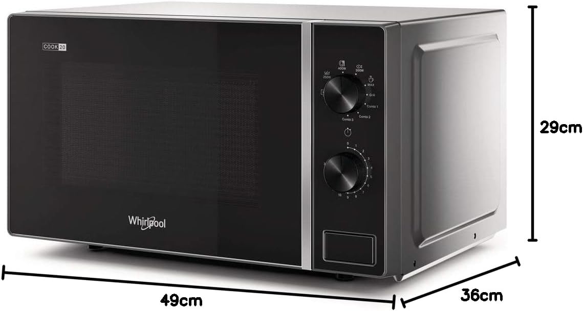 MWP 103SB Grill Microwave 700W 20L Black Silver