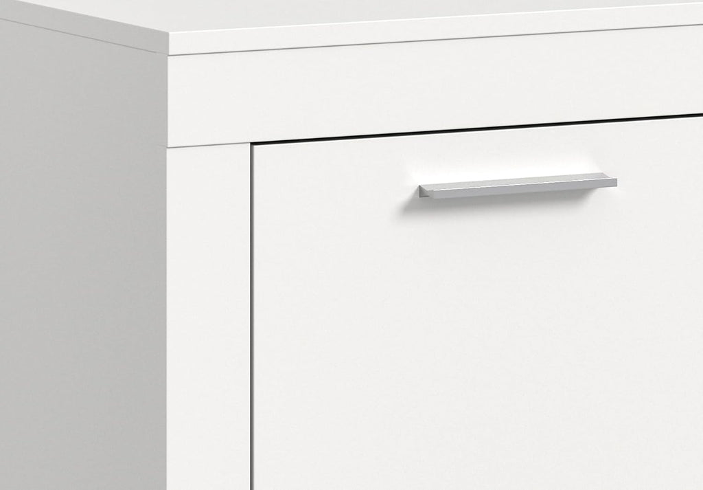 Jam X8BA9T30 63in Wide Lowboard TV Stand White Melamine