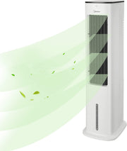 Silent Air Cooler Pro Tower Evaporative Air Cooler 5L White