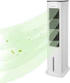 Silent Air Cooler Pro Tower Evaporative Air Cooler 5L White