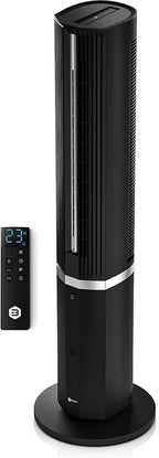 VT-11-BL Tower Fan 5 in 1 Portable Air Cooler Humidifier 12 Speeds Black