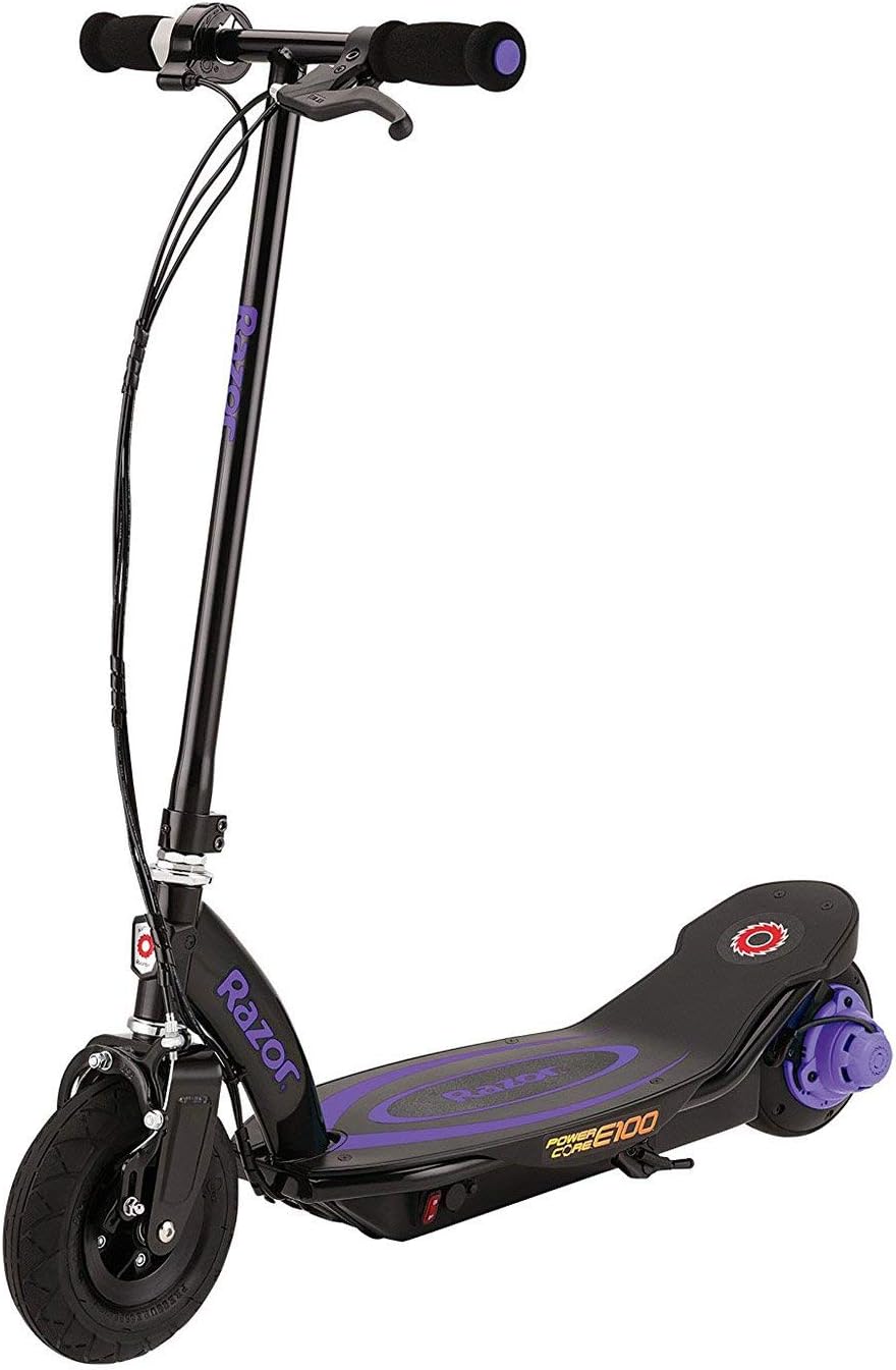Power Core E100 Electric Scooter 100W Hub Motor Purple