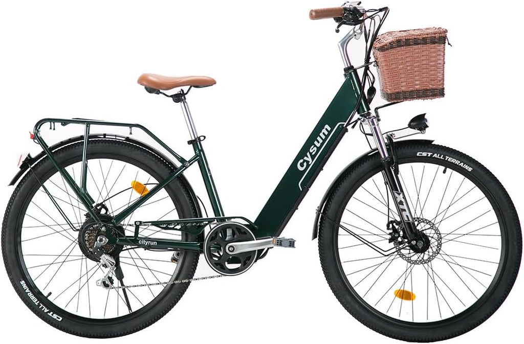 Cityrun 26in Electric City Bike Pedelec 80km Range