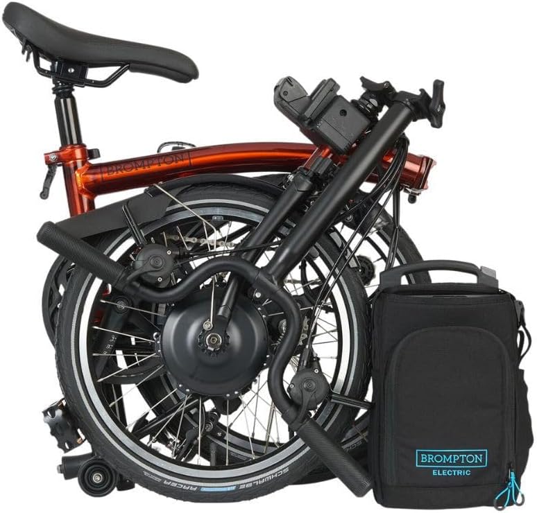 Electric C Line 4-Speed Folding E-Bike 45mi Range Flame Lacquer
