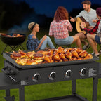 Griddle Replacement Top 36 Inch Heavy-Duty Steel Gray