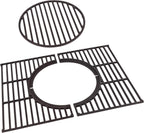 Universal Enamelled Cast Iron Grill Grate Set Black