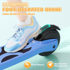 Electric Scooter for Children 5.3in LED Lights 3 Adjustable Heights Blue