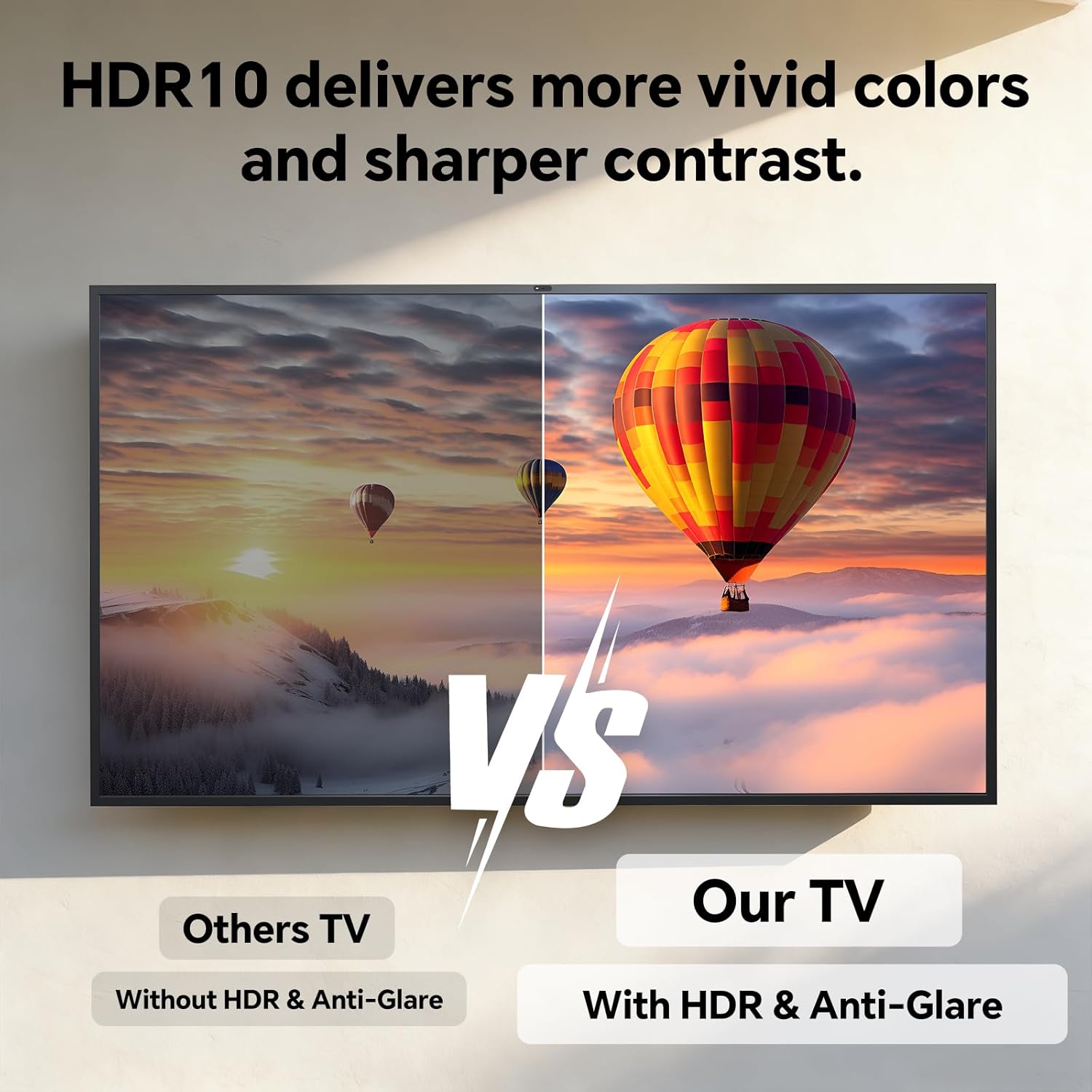 Smart Outdoor TV 1500 Nits 4K UHD Google TV with Anti-Glare Screen