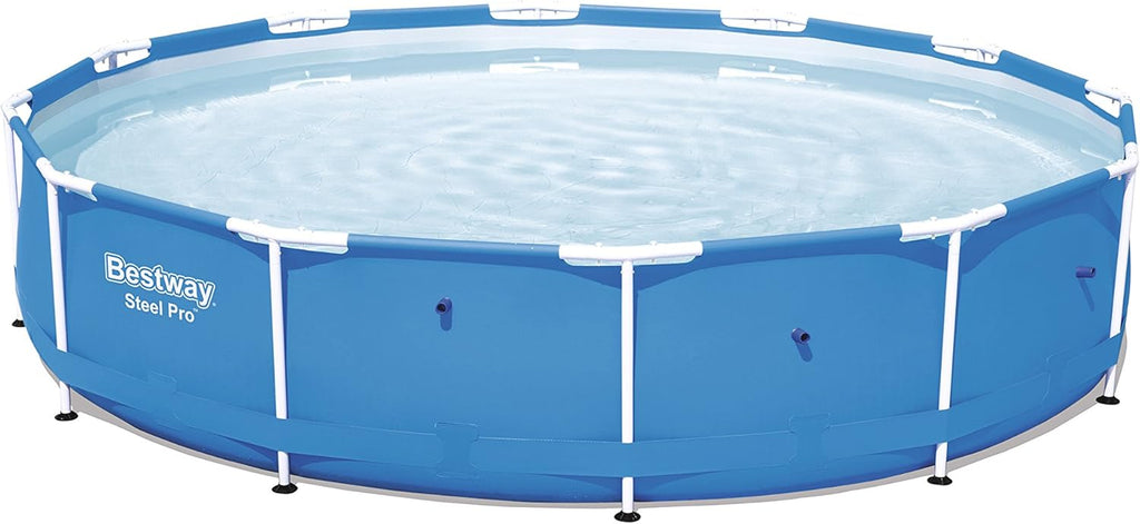 Steel Pro Frame Pool 366 x 76 cm Round Blue