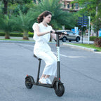 Electric Scooter Seat Adjustable Shockproof Black