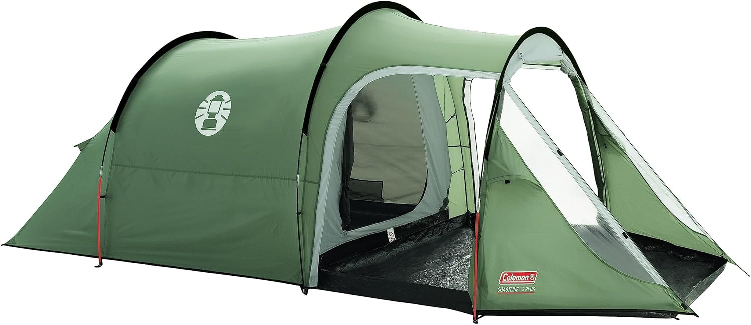 Coastline 3 Plus Tunnel Tent 3 Person Green/Grey