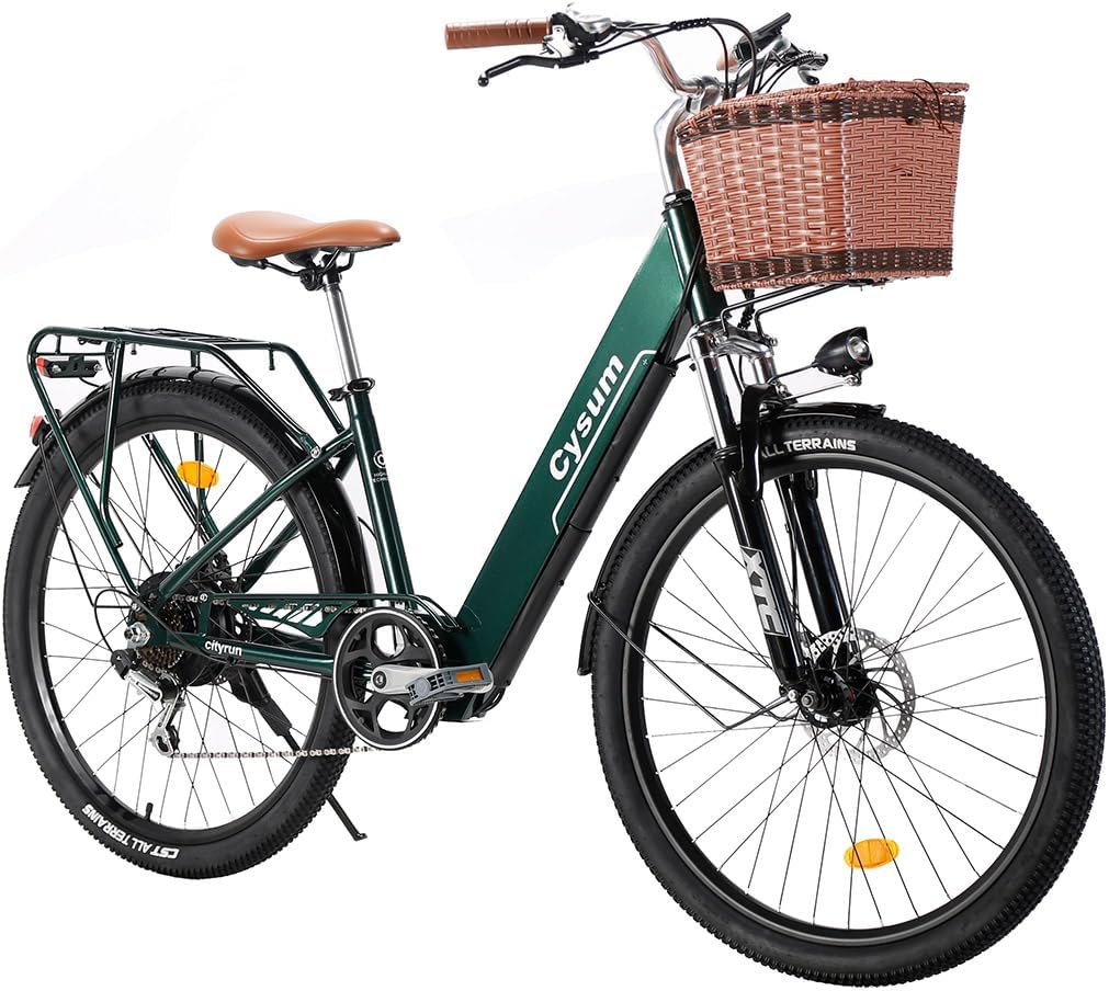Cityrun 26in Electric City Bike Pedelec 80km Range