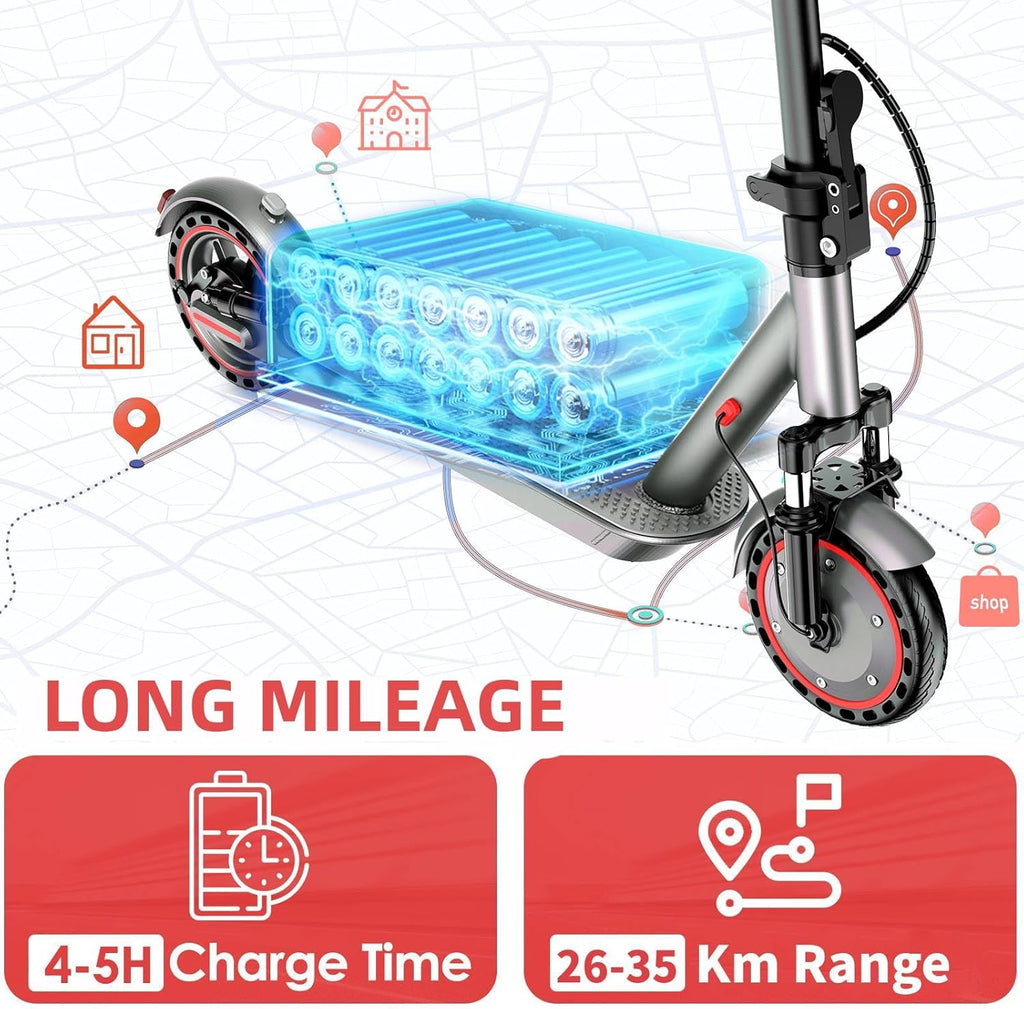 Electric Scooter 8.5in Honeycomb Tires 350W Folding Commuter