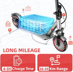 Electric Scooter 8.5in Honeycomb Tires 350W Folding Commuter