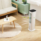Silent Air Cooler Pro Tower Evaporative Air Cooler 5L White