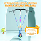 Electric Scooter for Children 5.3in LED Lights 3 Adjustable Heights Blue