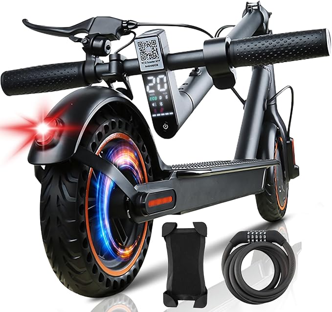 Folding Electric Scooter 500W Motor 8.5/10in Wheels 25km/h Dual Braking