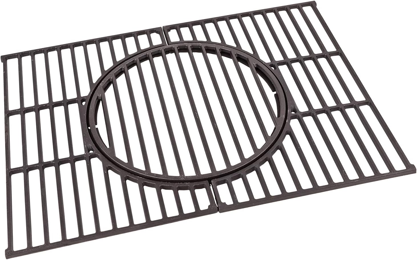 Universal Enamelled Cast Iron Grill Grate Set Black