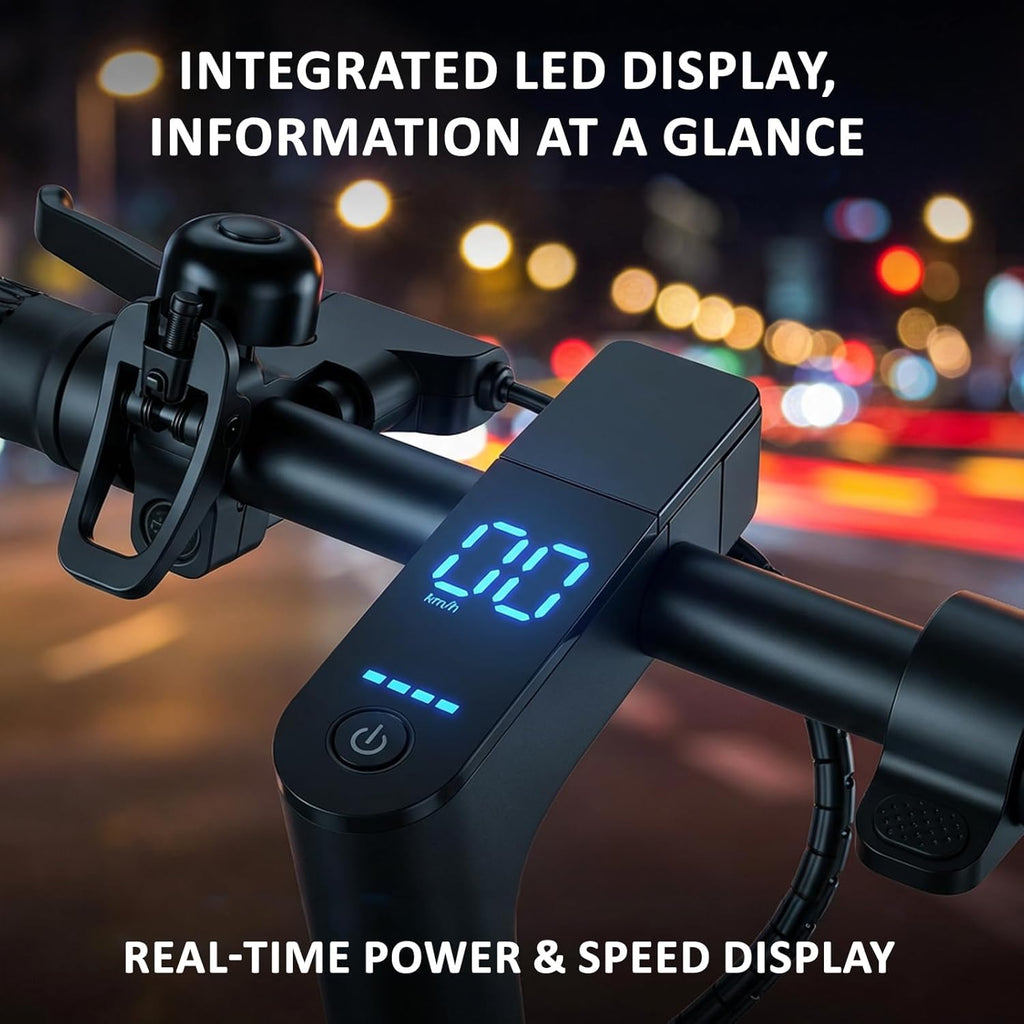 Adult Folding Electric Scooter 10.4Ah Battery Dual Suspension 35km Range