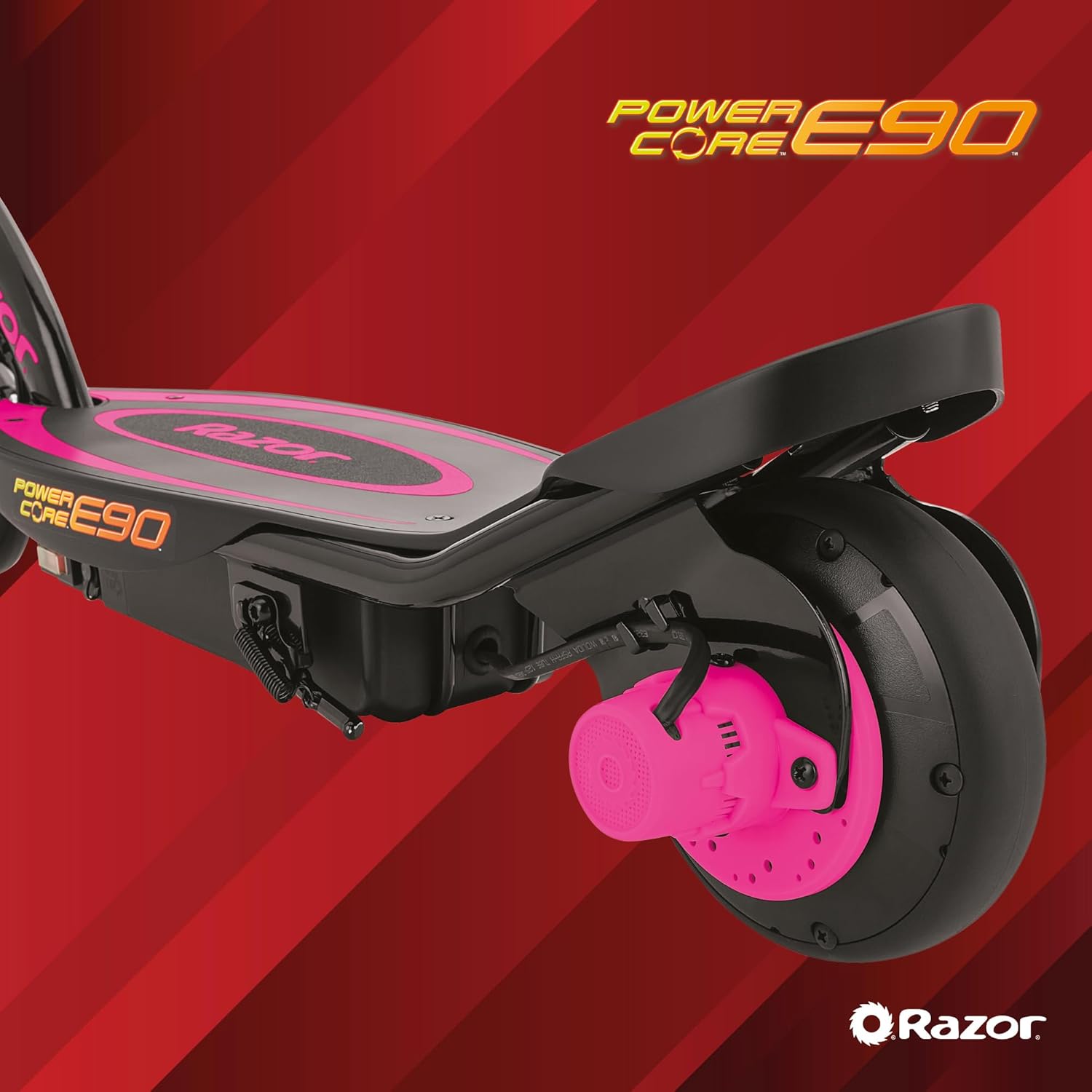 Power Core E90 Electric Scooter Pink