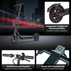Adult Folding Electric Scooter 10.4Ah Battery Dual Suspension 35km Range