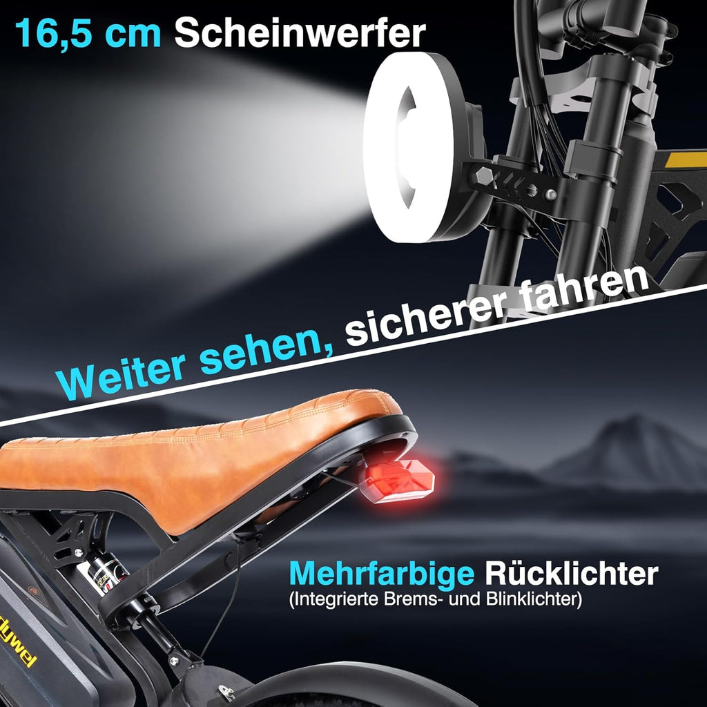 M16 16in All-Terrain Electric Fatbike with Full Suspension