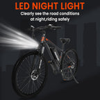 GN29 Electric Bike 29 Inch 48V 15Ah 21 Speed LCD Display Black