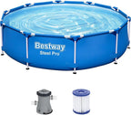 Steel Pro Frame Pool 10ft 4678L with Filter Pump