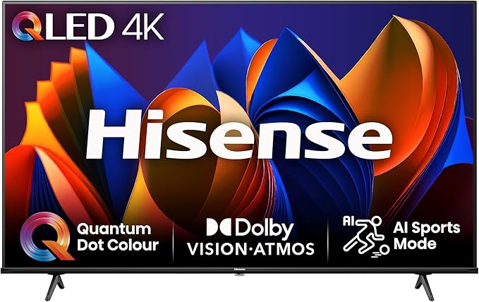 50 Inch 4K QLED Smart TV 2024 Model 50E77NQTUK