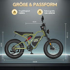 F20 Ultra Electric Mountain Bike Full Suspension 48V 25Ah