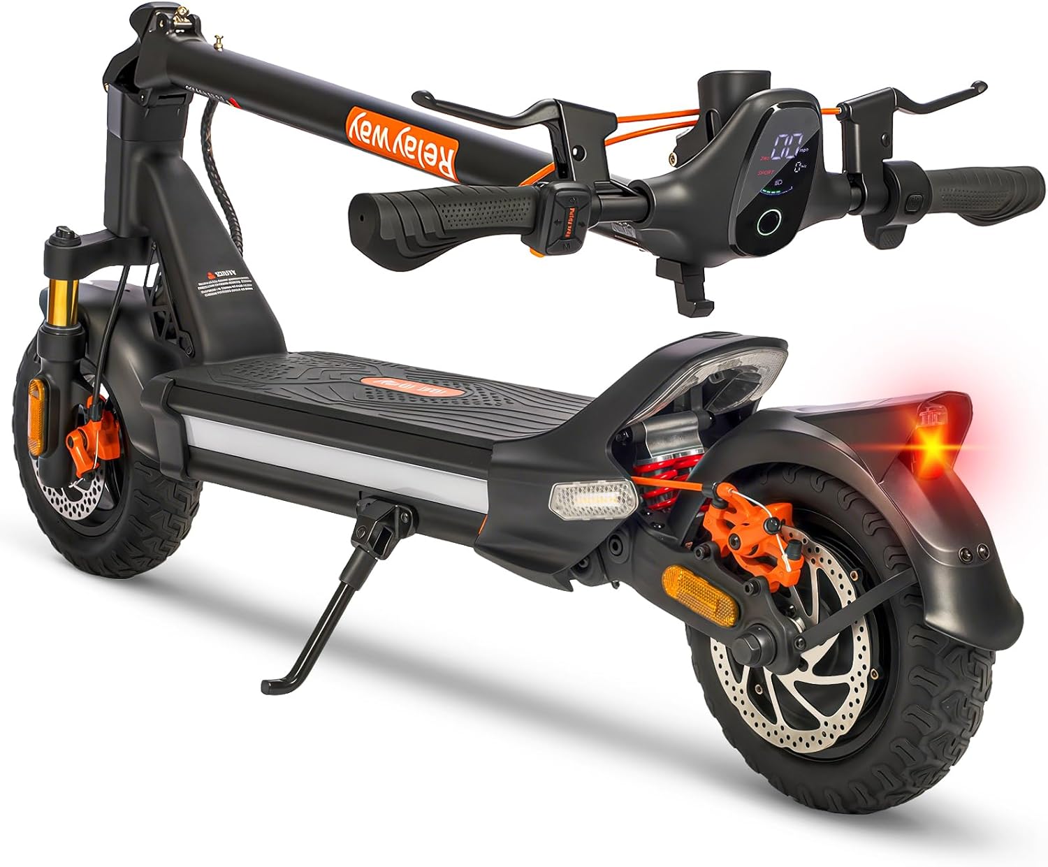 R8 Off-Road Electric Scooter 30 Mph Top Speed 50 Mile Range