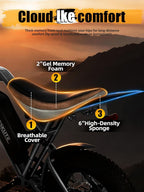 V200 Electric Dirt Bike 52V 20.8Ah Fat Tire 32MPH Dual Suspension