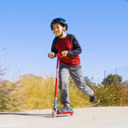 S Sport Kick Scooter Foldable for Ages 6 Plus Blue