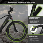 E-SUV Bike R6T Centro 27.5in Electric Bike 720Ah Battery 85Nm Torque Black