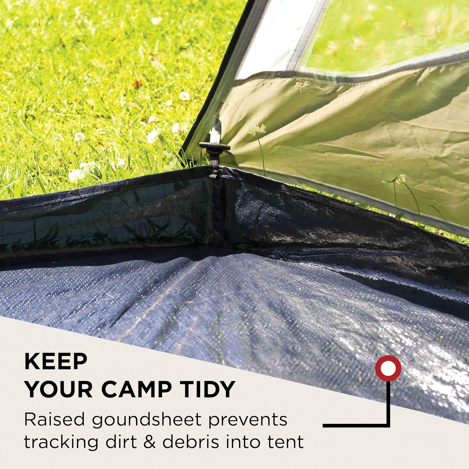 Coastline 3 Plus Tunnel Tent 3 Person Green/Grey