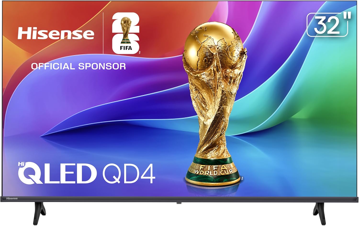 32-Inch QD4 Series Hi-QLED Smart VIDAA TV – DTS Virtual:X, Alexa