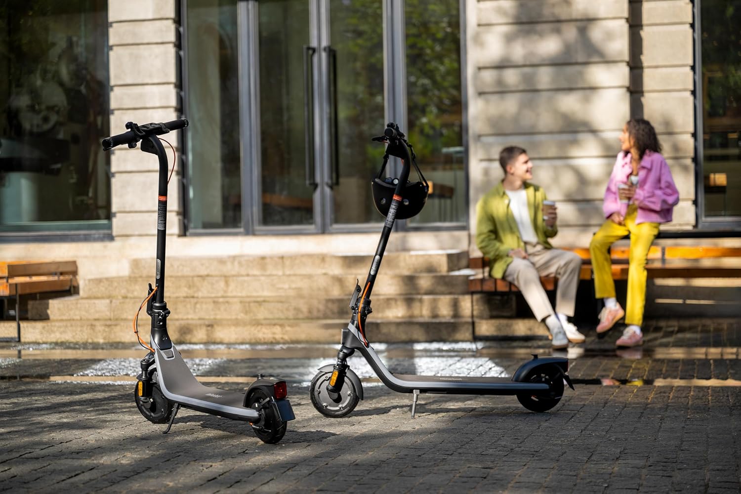 E2 Plus E II Electric Scooter 25km Range Black