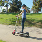 E200 Electric Scooter 12 MPH High-Torque Motor 40 Min Ride Time White