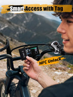 V200 Electric Dirt Bike 52V 20.8Ah Fat Tire 32MPH Dual Suspension