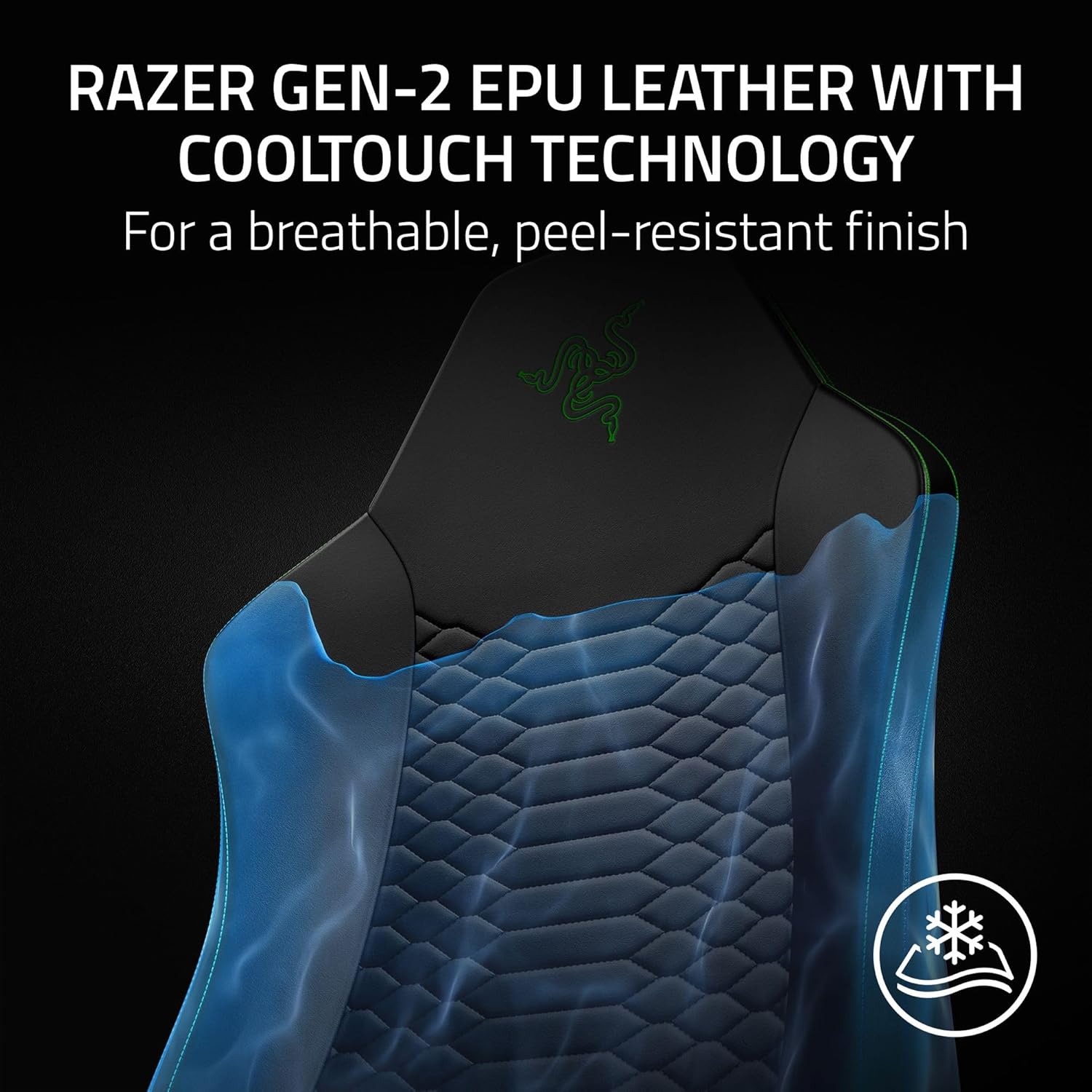 Iskur V2 X Ergonomic Gaming Chair With Cooltouch Gen-2 Epu Leather