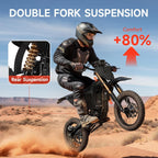 X1 Spark Electric Dirt Bike 4500W Peak Motor 60V 28.8Ah 50MPH