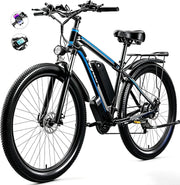 E8 Adult Electric Bicycle 48V 17.5Ah Battery 29in 21-Speed
