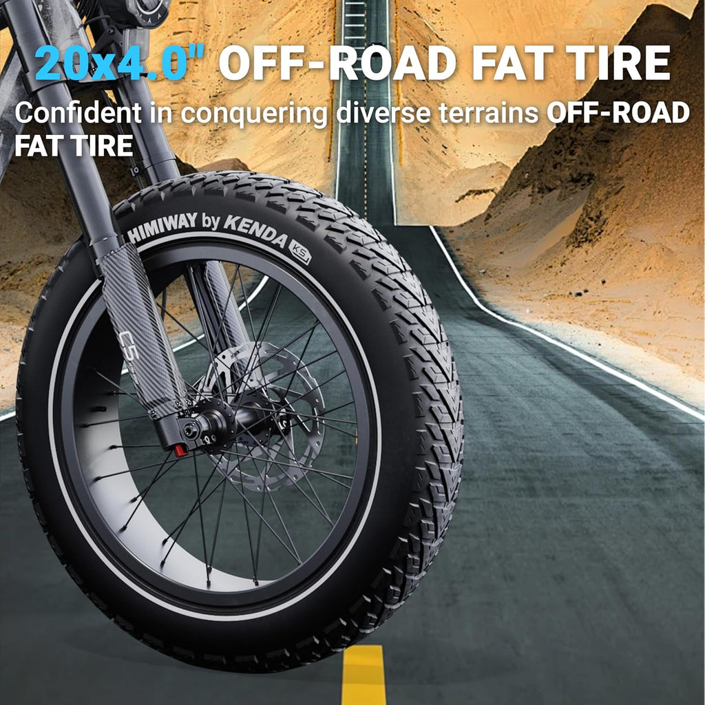C5 SUV Electric Mountain E-Bike 48V 20Ah 960Wh Fat Tire