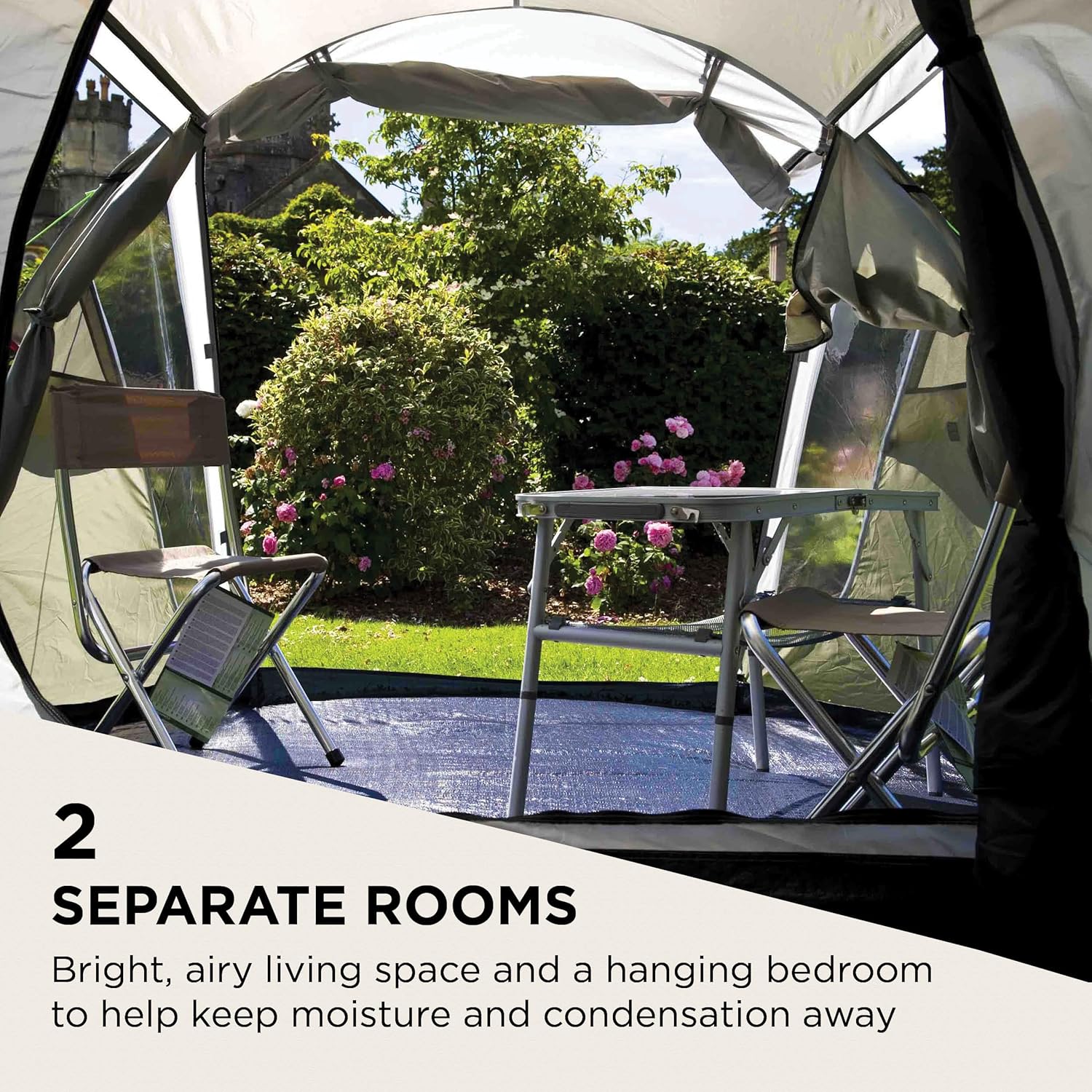 Coastline 3 Plus Tunnel Tent 3 Person Green/Grey