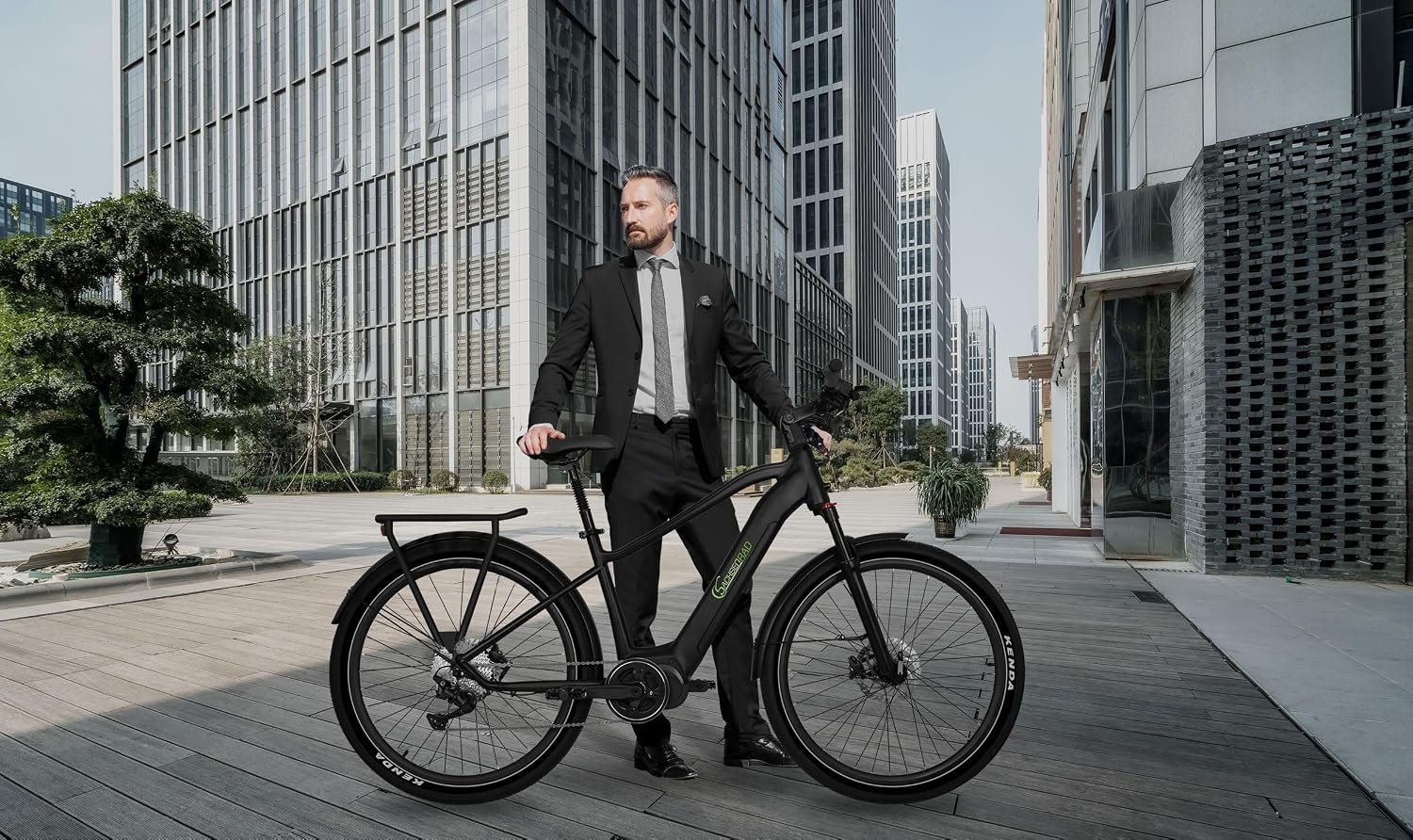 E-SUV Bike R6T Centro 27.5in Electric Bike 720Ah Battery 85Nm Torque Black