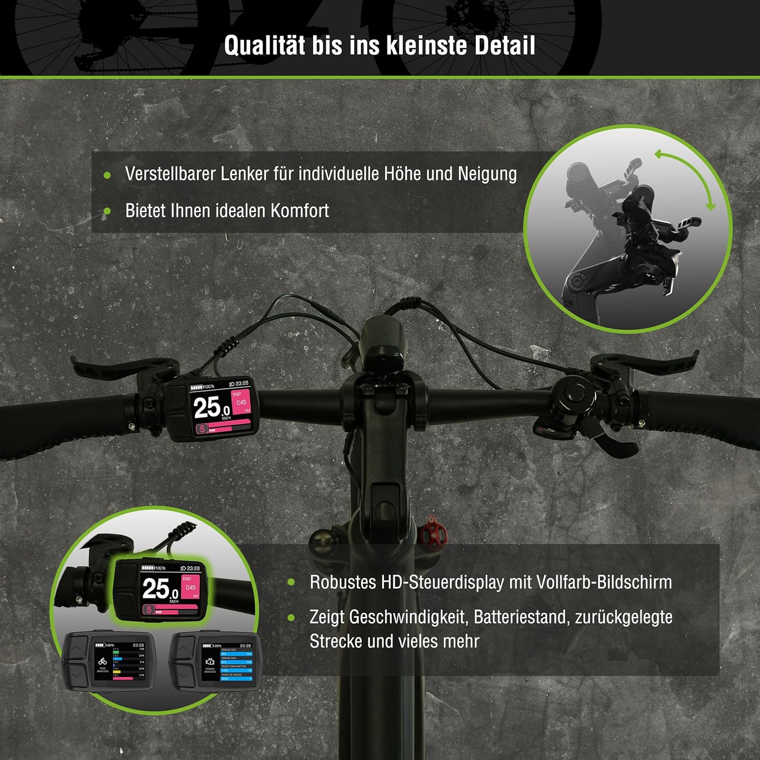 E-SUV Bike R6T Centro 27.5in Electric Bike 720Ah Battery 85Nm Torque Black